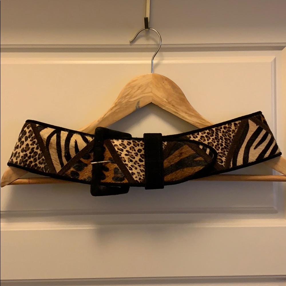Vintage Animal print belt